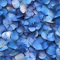 Hydrangea Paniculata petals texture seamless botanical floral background