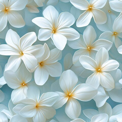 Star Jasmine petals texture seamless botanical floral background