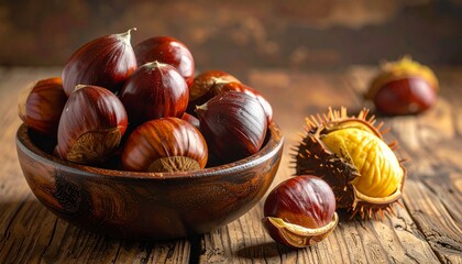 chestnuts and hazelnuts