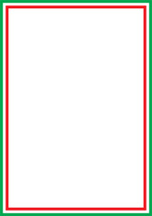  italy potrait frame vector template design