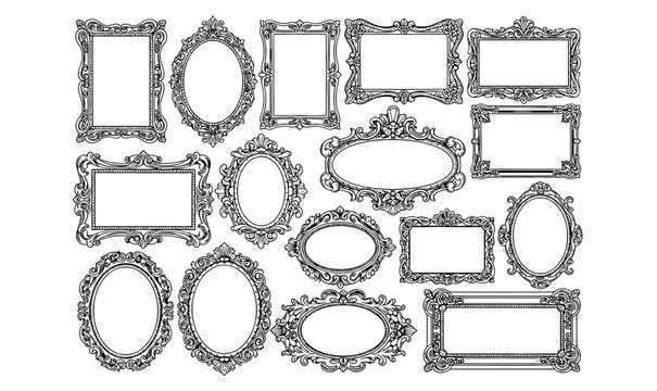 Ornate frame collection