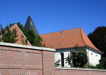 Historical Johannis Church in the Old Town of Hitzacker at the River Elbe, Lower Saxony