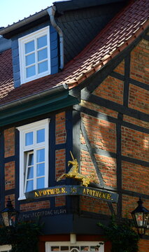 Historical Pharmacy in the Town Dannenberg, Lower Saxony