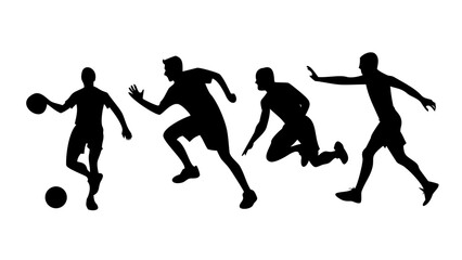 Soccer players in action