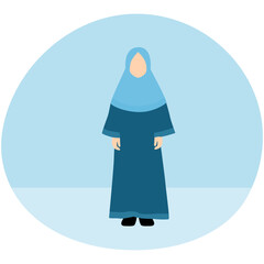 Islamic Kid Illustration