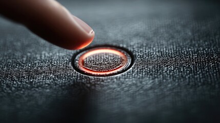 Capacitive touch panel texture smooth digital control surface realistic modern input method ideal for smartphones tablets or smart home devices