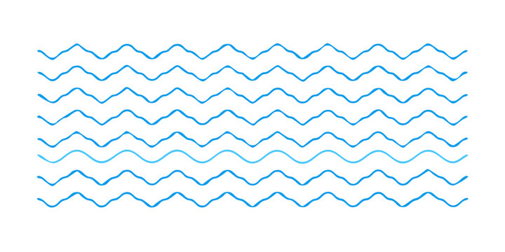 Blue zigzag pattern