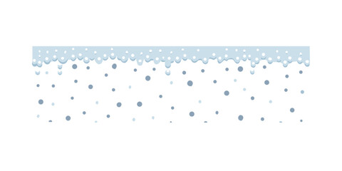 Abstract snowflakes illustration