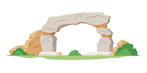 Natural arch illustration