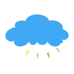 Vector graphic icon for Rain