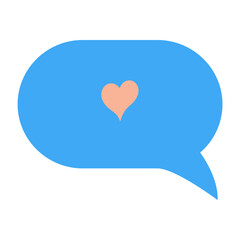 Vector graphic icon for Speech bubble