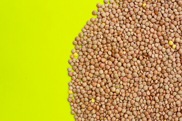 Lentils are small brown legumes rich in protein and fiber