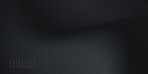 Abstract Black vector. Abstract 3d backdrop for product presentation. Minimal wall scene. Showcase, promotion display. Texture