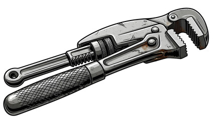 Heavy duty tool used for plumbing and pipes