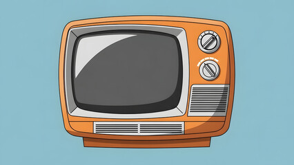 Old fashioned television set from the mid 20th century