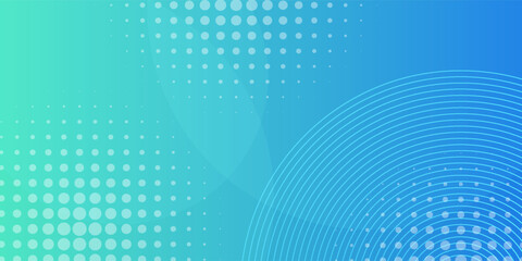 Modern abstract bright blue green gradient illustration background with simple pattern