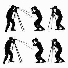 Photographer silhouettes