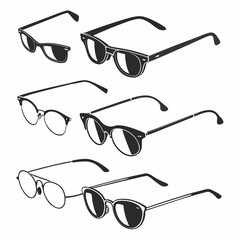 Collection of vintage sunglasses