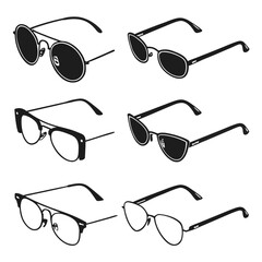 Collection of stylish sunglasses