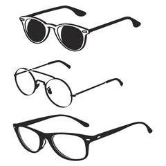 Collection of stylish eyeglasses