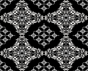 Geometric Ethnic Pattern Design Background or Wallpaper.