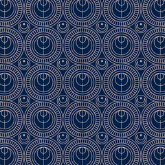 Elegant Art Deco-Inspired Seamless Geometric Pattern