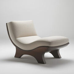 armchair isolated on white