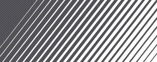 Striped line vector pattern with diagonal gradient fade and transparent bg. The gradient transition lattice builds abstract geometry with alternating gradation and clean space. © Rina Antipina
