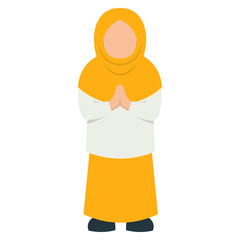 Muslim People Illustration