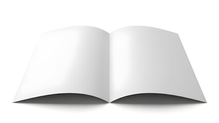 Smooth paper mockup with natural folds, soft lighting, and clean modern layout.