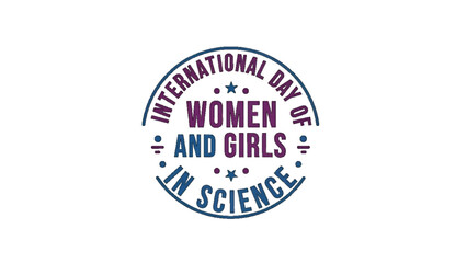 International women science awareness badge design promoting education equality leadership empowerment innovation research and future opportunities for global campaigns
