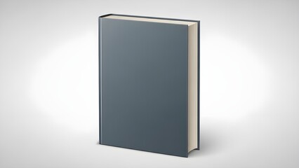 Realistic front-facing paper book mockup with crisp edges and premium presentation.