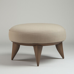 wooden chair isolated on white