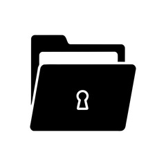 Lock Symbol &ndash; Minimal Outline Icon for Data Security and Privacy