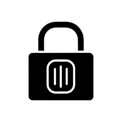 Lock Symbol &ndash; Minimal Outline Icon for Data Security and Privacy