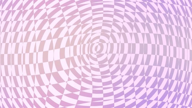 Warped Checkerboard Pattern Animation - Pink and Purple Gradient Looping Background