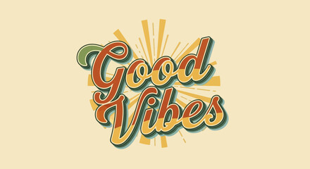 Good vibes positive icon