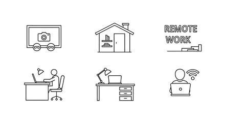 Minimal universal icon set