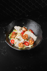 fresh salad with dressing for you