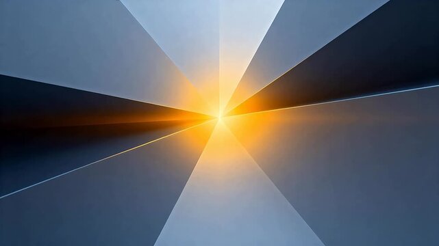 Abstract geometric light pattern