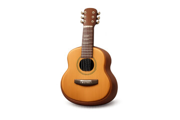 Obraz premium Acoustic guitar icon for music and design projects