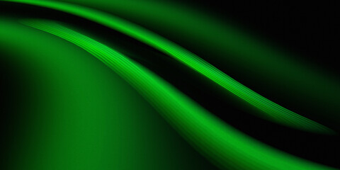 Green black abstract digital art with flowing Brush and a subtle noise or grainy texture. Perfectly suited for use as a design element that emphasizes a high-tech, modern-ambient, or futuristic feel.