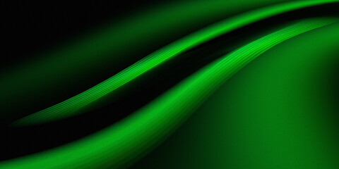 Green abstract digital art with black gradient and a subtle noise or grainy texture. Perfectly suited for use as a design element that emphasizes a high-tech, modern-ambient, or futuristic feel.