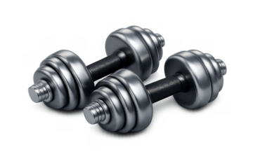 Dumbbells icon for fitness design and gym equipment inspiration
