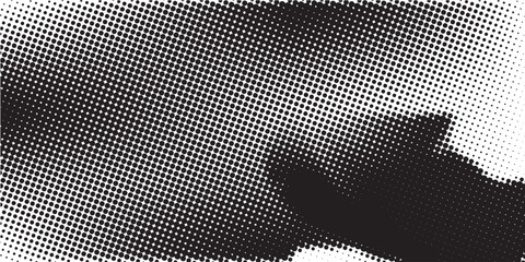 Halftone twisted grunge pattern design