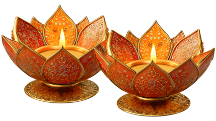 A festive golden crown of thorns candle holder and a candle in a glass vase create a shiny winter holiday decor featuring a New Year bauble and gold ribbon ornament for a December celebration