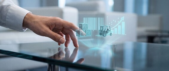 Digital Warehouse Management Analytics Interface for Inventory Control, Logistics Operations and Smart Storage Systems