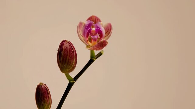 Rosy Orchid Hero Bloom on Blush
