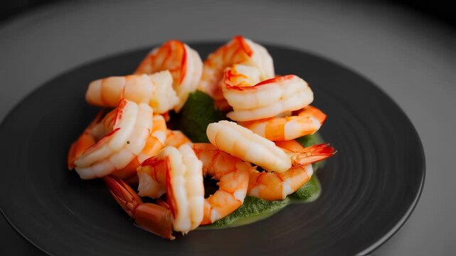 Minimal Shrimp Cocktail Ring Plating