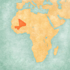 Map of Africa - Mali